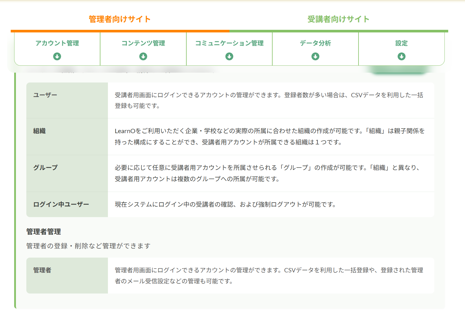 LearnO機能